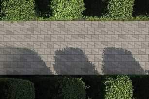 In Form gegossene Einheit aus Beton