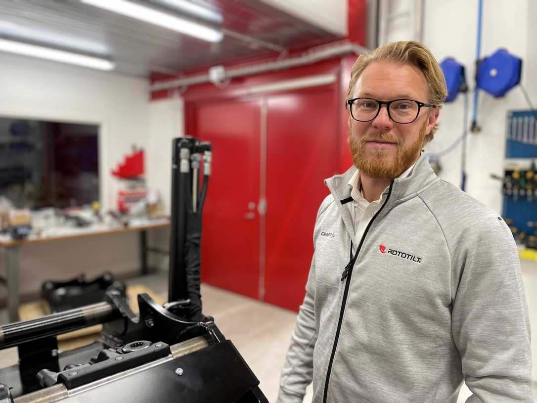 Rototilt Group Vertriebsleiter für Frankreich, Norwegen und Finnland Hampus Jonsson Rototilt Group Vertriebsleiter für Frankreich, Norwegen und Finnland Hampus Jonsson