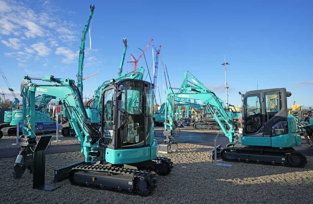 Kobelco zeigte neue Minibagger auf der Bauma Kobelco zeigte neue Minibagger auf der Bauma