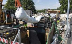 Landgraben DN 1750 mit Alphaliner1800H saniert