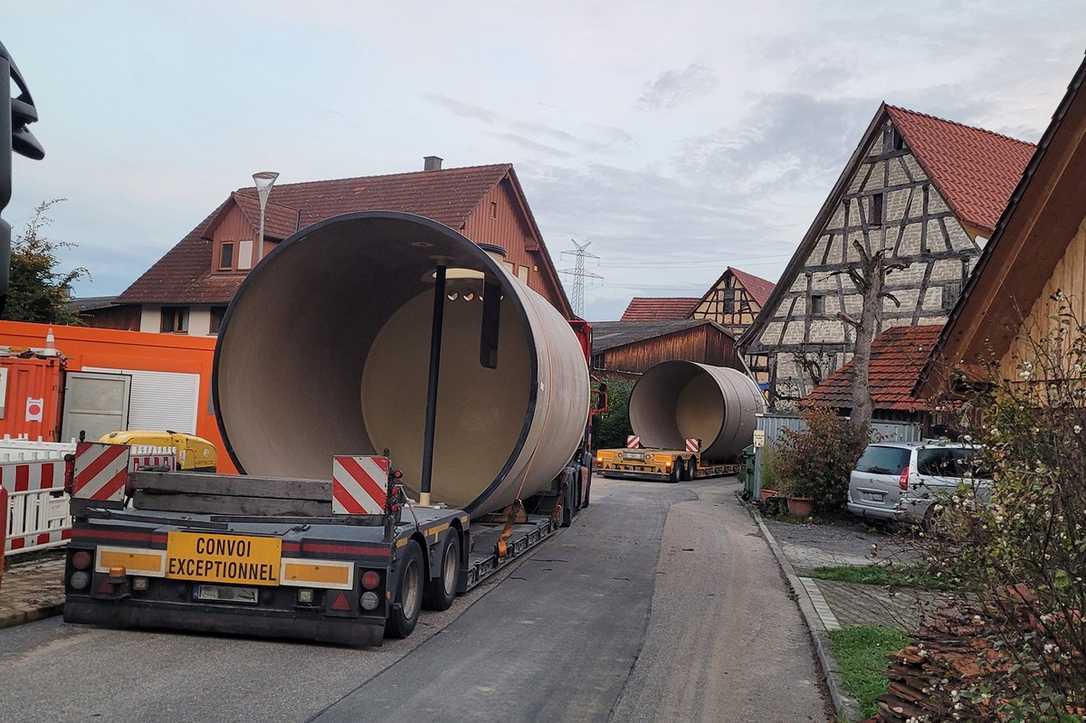 Löschwasserversorgung: GFK-Rohre lösen Platzprobleme im Bestand