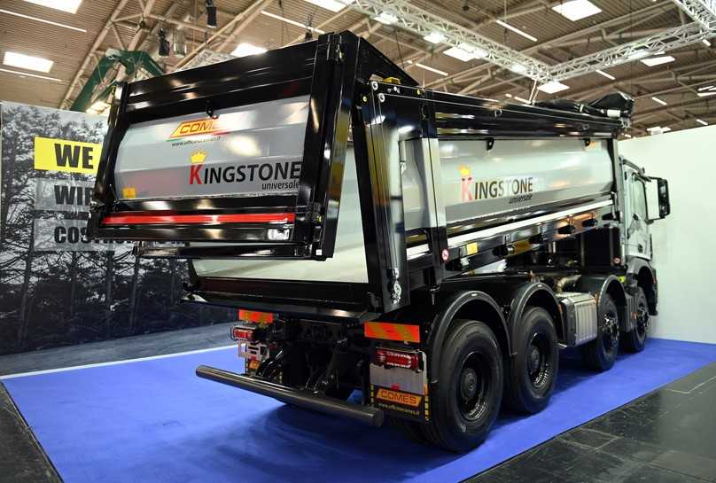 Comes Kingstone 3.1-Hinterkipper auf Iveco-Vierachser | Foto: QUATEX