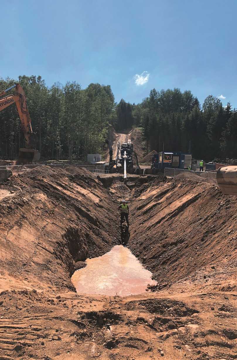 Eintrittsgrube HDD | Foto: LMR Drilling Eintrittsgrube HDD | Foto: LMR Drilling