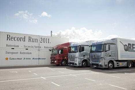 Die Neuinvestition kann sich lohnen: der neue Actros unterbietet sowohl in Euro 5- als auch in Euro 6-Ausführung das Vorgängermodell (Euro 5).