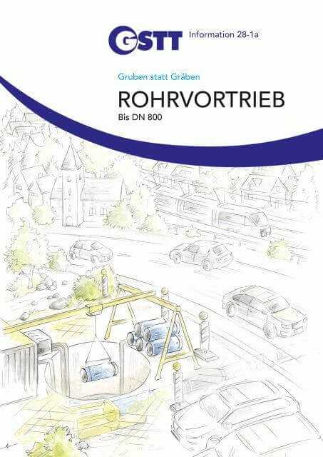 Knapp und übersichtlich aber inhaltlich fundiert: Die als GSTT-Information Nr. 28 (1a und 1b) erschienene Broschüre mit dem Titel „Gruben statt Gräben – Rohrvortrieb“. Knapp und übersichtlich aber inhaltlich fundiert: Die als GSTT-Information Nr. 28 (1a und 1b) erschienene Broschüre mit dem Titel „Gruben statt Gräben – Rohrvortrieb“.