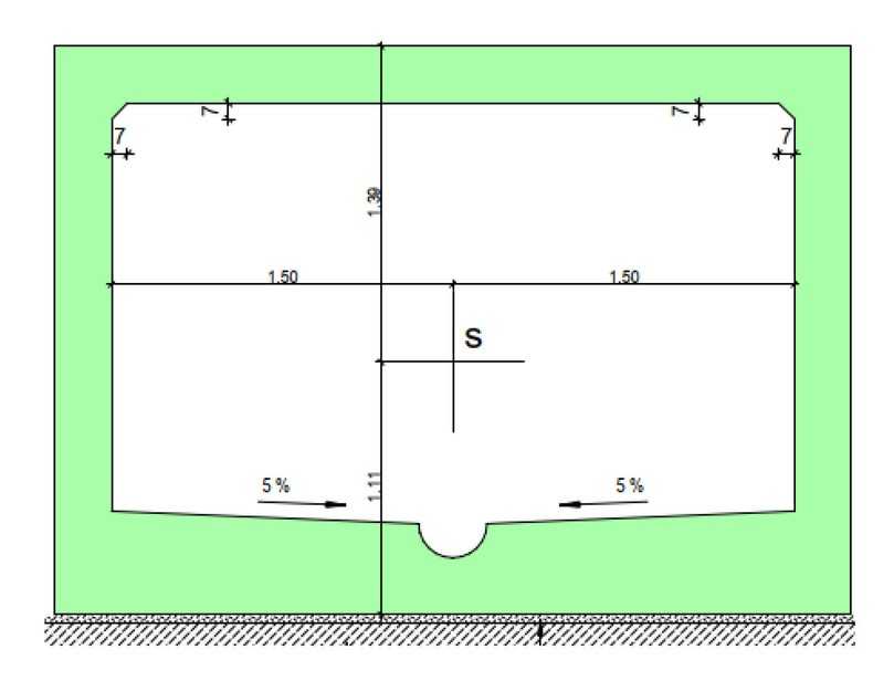 Das Trockenwettergerinne wurde monolithisch in einem Guss mit dem Rechteckprofil ausgeführt. | Foto: Hans Rinninger u. Sohn GmbH u. Co. KG Das Trockenwettergerinne wurde monolithisch in einem Guss mit dem Rechteckprofil ausgeführt. | Foto: Hans Rinninger u. Sohn GmbH u. Co. KG