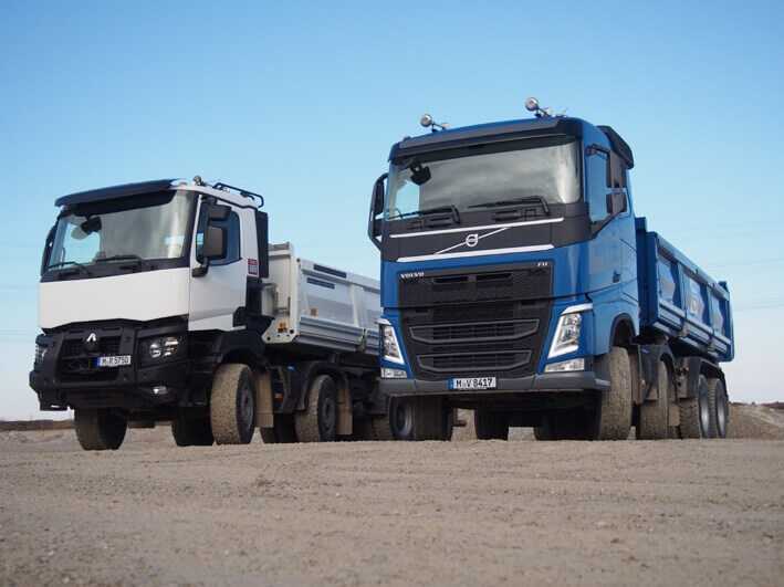 Neue Varianten bei Renault und Volvo: Mehr Vielfalt fürs Baugeschäft