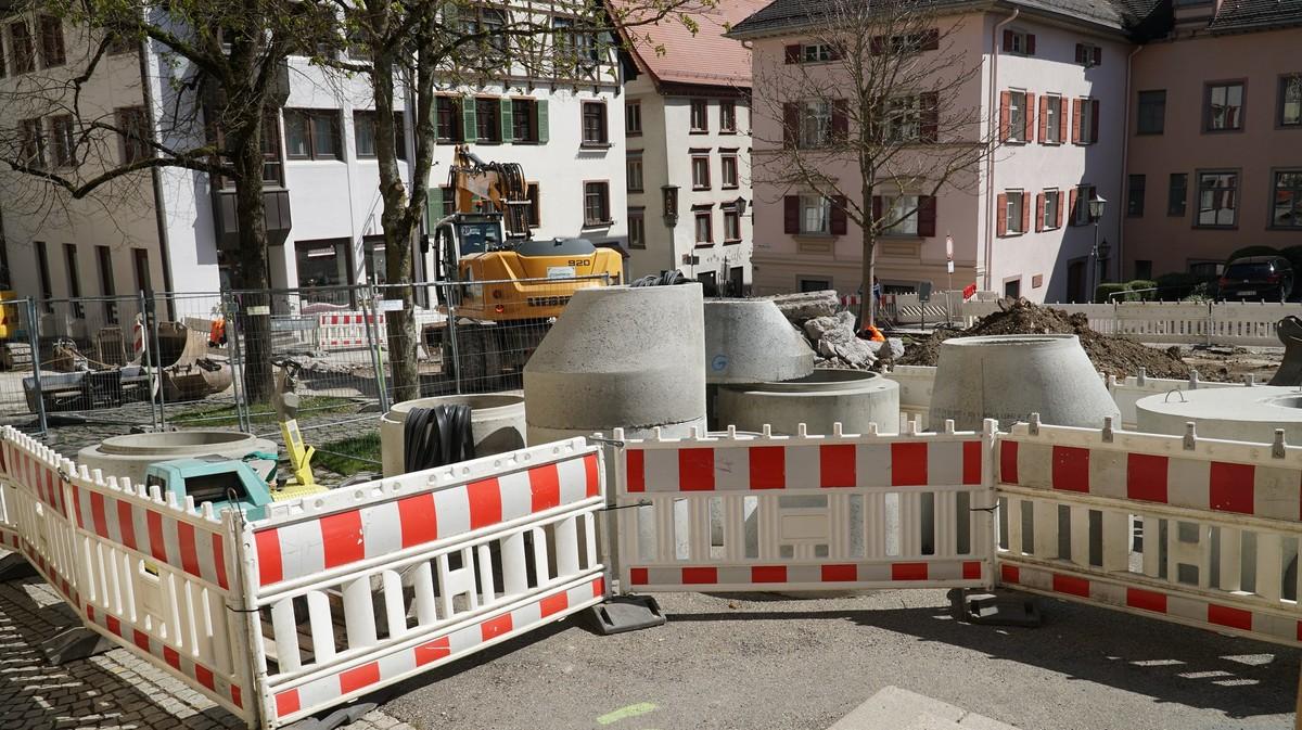 Auf engem Raum wird die unterirdische Infrastruktur erneuert. | Foto: STORZ / Mahrholdt