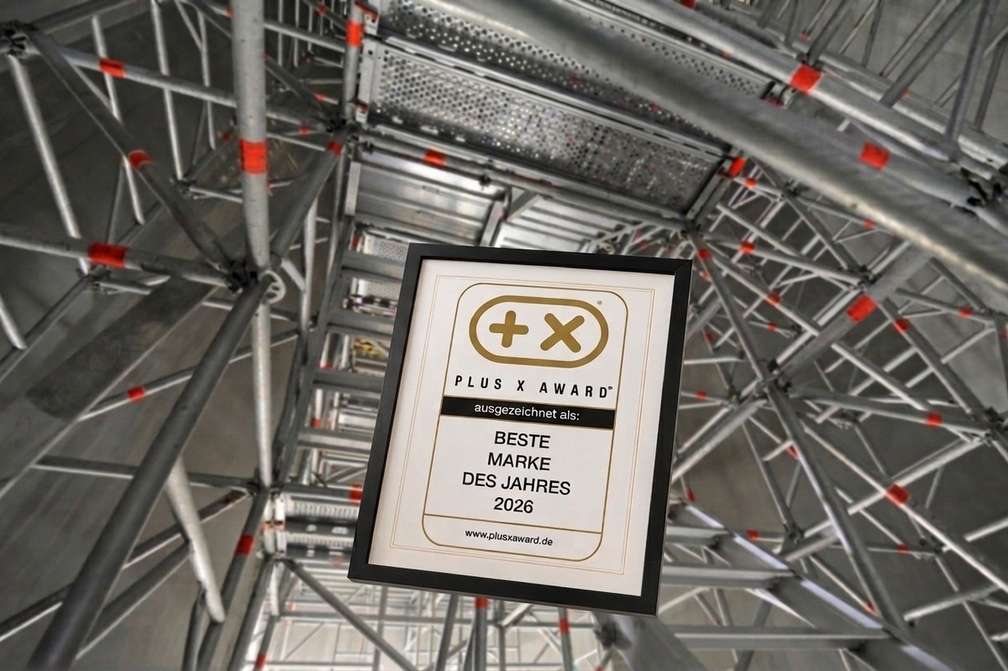 Layher erhält Plus X Award als „Beste Marke 2026“