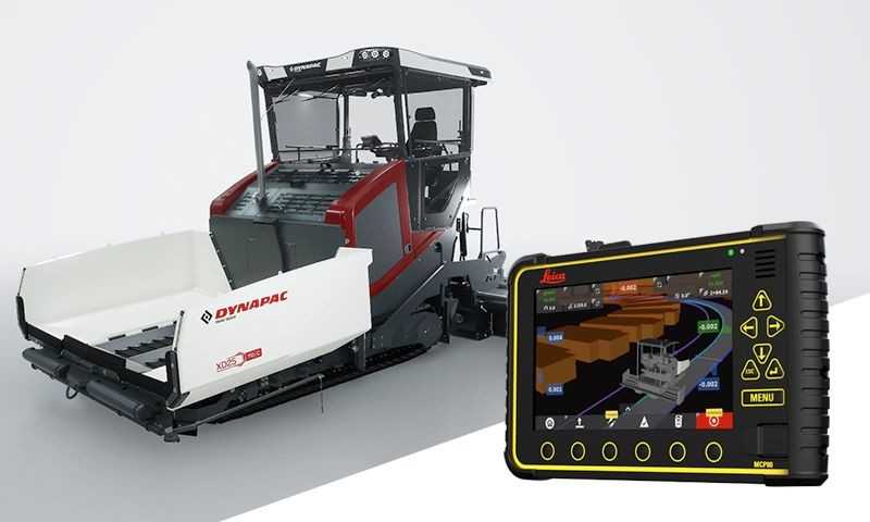 Dynapac and Leica Geosystems – Kooperation für automatische Lenkung und Bohlensteuerung