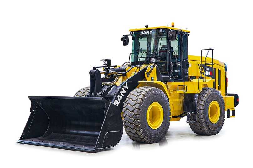 Feiert auf der Steinexpo 2023 sein Deutschland-Debüt: der Sany-Radlader SW405 | Foto: Sany