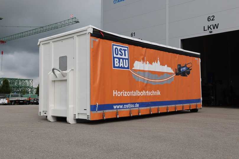 Neue, halbmobile Recycling-Lösung: Die Mudcleaner-Einheit auf Abrollgestell, hier gefertigt für den Kunden Ost Bau. | Foto: Max Wild