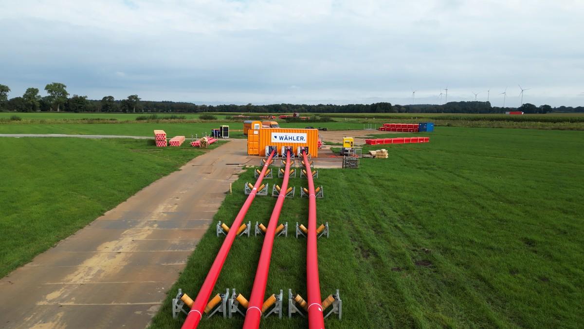 Die Leitungs-Arbeiten, die die Tief- und Rohrleitungsbau Wilhelm Wähler GmbH & Co. KG beim SuedLink-Projekt übernimmt, erstrecken sich über mehrere Kilometer. | Foto: Seier Gruppe