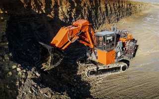Erster Hitachi EX2000-7 in Europa in Betrieb