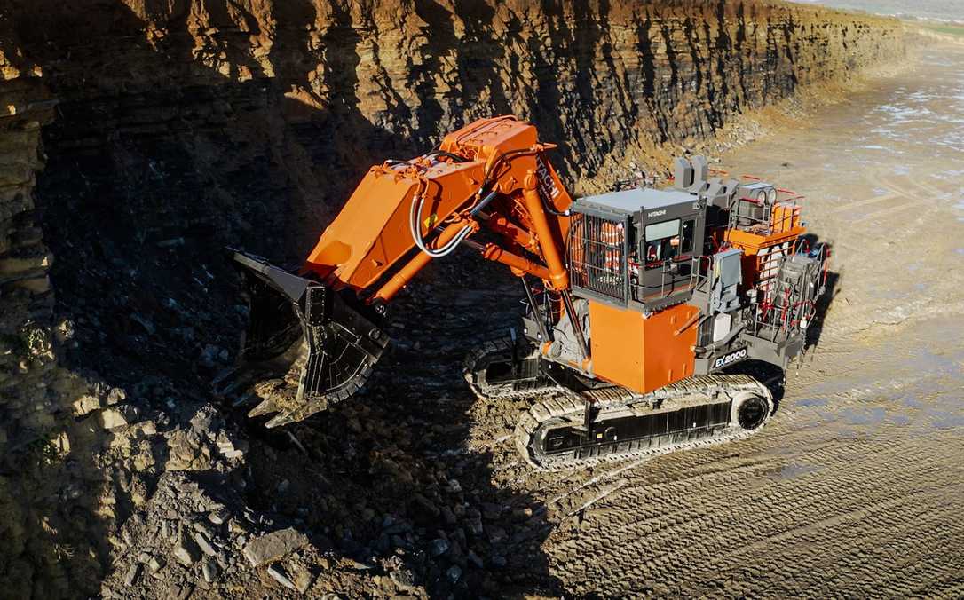 Großbagger: Erster Hitachi EX2000-7 in Europa angekommen