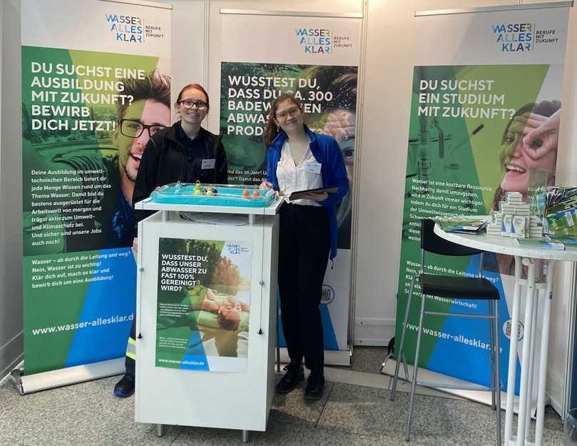 …und auf Messen wirbt die DWA für Berufe in der Wasserwirtschaft. | Foto: DWA …und auf Messen wirbt die DWA für Berufe in der Wasserwirtschaft. | Foto: DWA