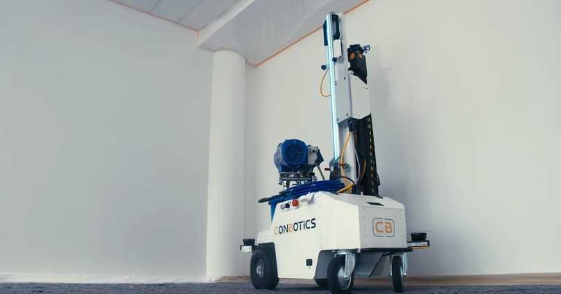 Der Malerroboter von ConBotics ist marktreif: Im Mai startet seine Vermietung. | Foto: ConBotics Der Malerroboter von ConBotics ist marktreif: Im Mai startet seine Vermietung. | Foto: ConBotics