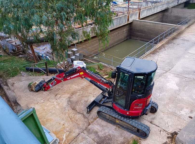 Für das sechsmonatige Projekt setzt das Bauunternehmen Edilsud auf Yanmar-Bagger: den ViO38-7 und den ViO17-1E. | Foto: Yanmar Für das sechsmonatige Projekt setzt das Bauunternehmen Edilsud auf Yanmar-Bagger: den ViO38-7 und den ViO17-1E. | Foto: Yanmar