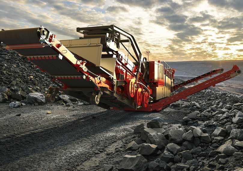 Raupenmobile GIPO-Prallbrechanlage | Foto: GIPO AG Raupenmobile GIPO-Prallbrechanlage | Foto: GIPO AG