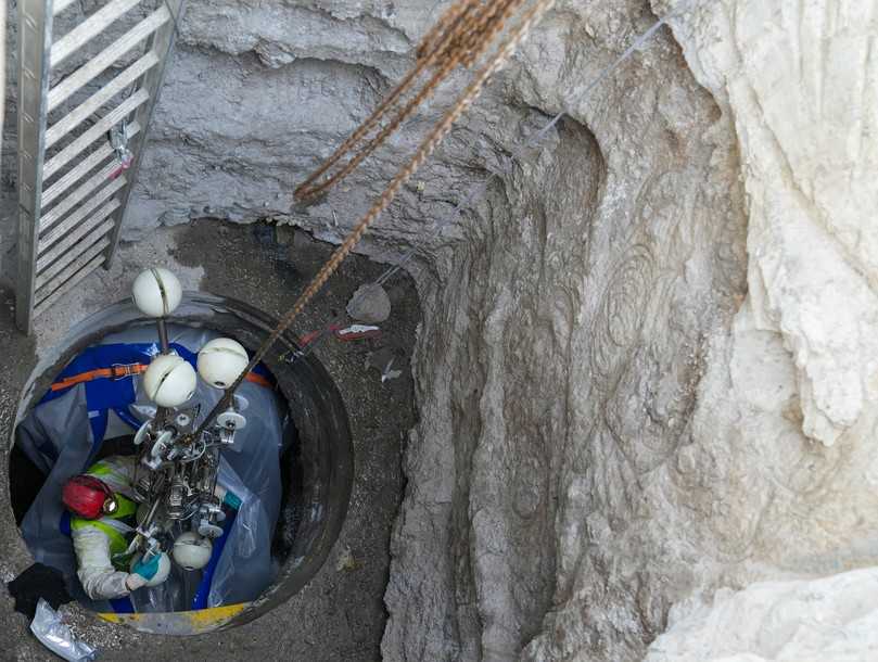 Jumbo-Kern in der Baugrube | Foto: Impreg