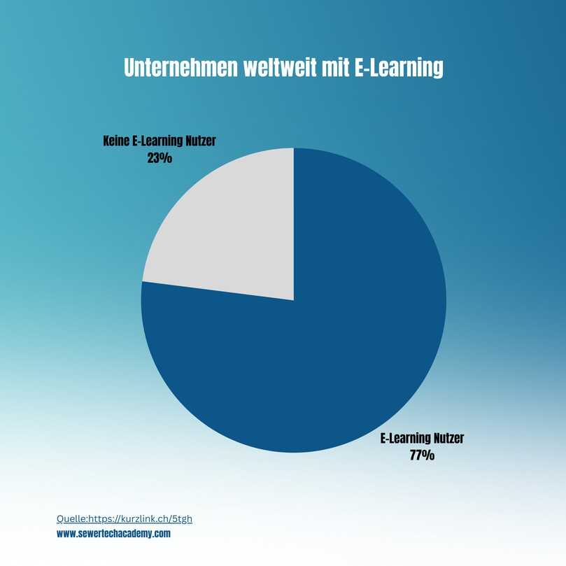 Die meisten Unternehmen weltweit nutzen bereits E-Learning. | Foto: Sewer-Tech Academy