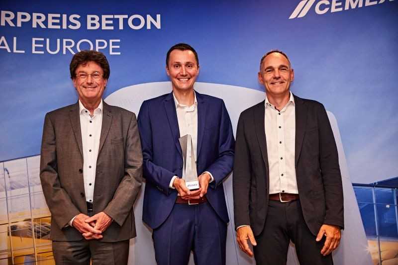 Tobias Schack gewinnt den Cemex Förderpreis Beton 2022