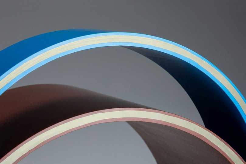 Pipe2Pipe: Das neue Rohr besteht aus bis zu 100 % PVC-U-Rezyklat in der Kernschicht. | Foto: Funke Kunststoffe