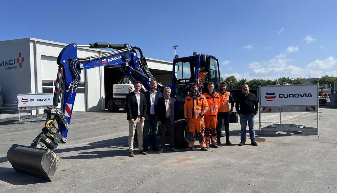 Azubi-Bagger: Eurovia schult mit Wacker Neuson praxisnah