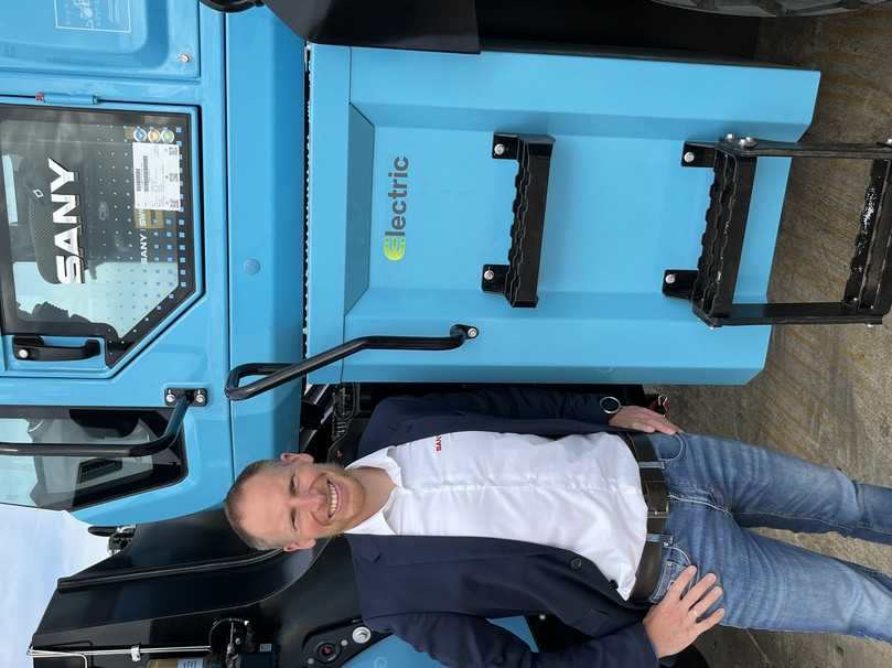 Fokus auf den Nutzen: Für Sany-Manager Timm Hein setzen sich Elektromaschinen nur dort durch, wo die Infrastruktur und der wirtschaftliche Vorteil passen. | Foto: Sany