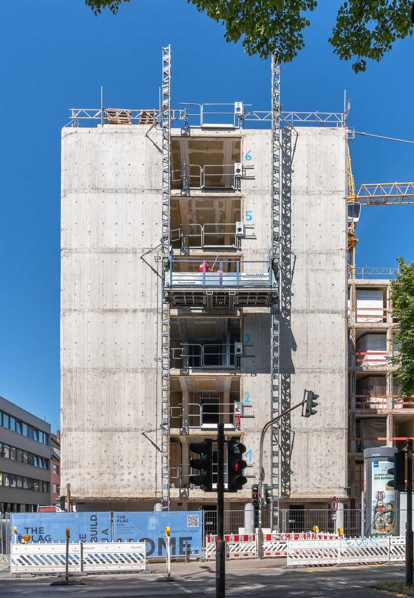 In dem Bestandsgebäude sollen 137 Wohneinheiten auf 7.134 Quadratmetern Raum finden - es wird in diesem Rahmen aufgestockt. | Foto:  Brüninghoff In dem Bestandsgebäude sollen 137 Wohneinheiten auf 7.134 Quadratmetern Raum finden - es wird in diesem Rahmen aufgestockt. | Foto:  Brüninghoff