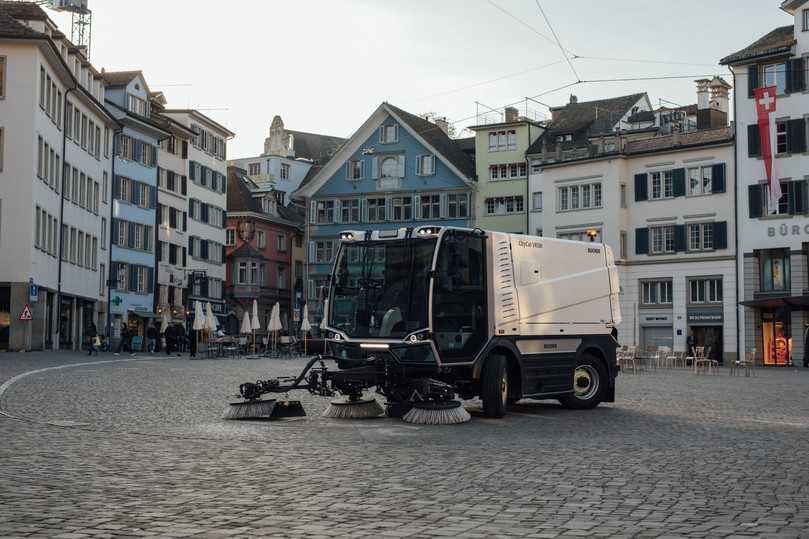 Das Fahrzeug verfügt über 4,7 Tonnen Nutzlast bei 10,5 Tonnen Gesamtgewicht. | Foto: Bucher Municipal Das Fahrzeug verfügt über 4,7 Tonnen Nutzlast bei 10,5 Tonnen Gesamtgewicht. | Foto: Bucher Municipal