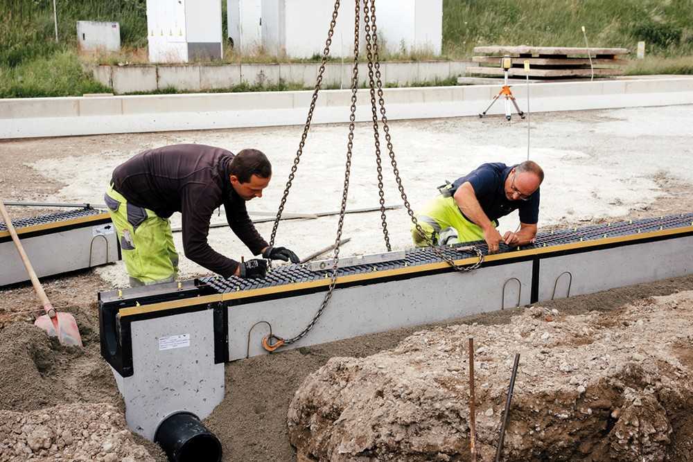 WHG-konforme Entwässerung: Rinnensysteme für Problemstoffe auf dem Wertstoffhof