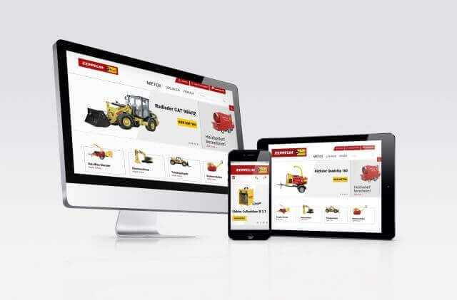 Zeppelin Rental startet Online-Miete