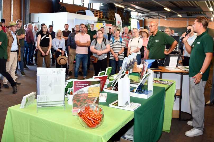 Diesmal sind 27 Aussteller aus der grünen Branche auf der Fachmesse im Gartenbauzentrum Schleswig-Holstein in Ellerhoop vertreten. | Foto: Florum/Wienert