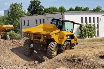 Elektrischer Hydrema-Dumper als Premiere