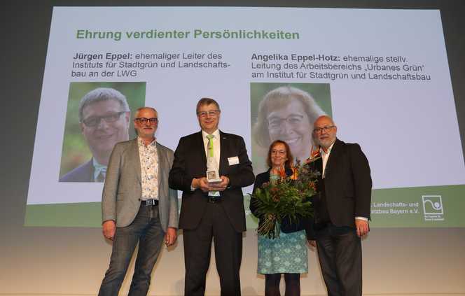 GaLaBau-Verband ehrt das Ehepaar Eppel