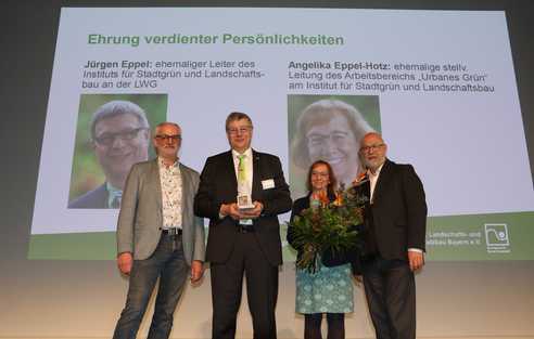 GaLaBau-Verband ehrt das Ehepaar Eppel