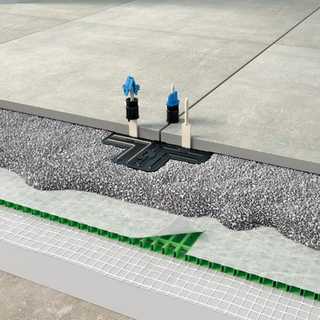 Keramikplatten verlegen: Neues System verhindert Kippeln und Wandern von Platten