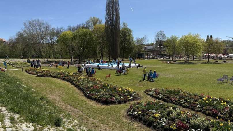 Die Landesgartenschau befindet sich nicht irgendwo außerhalb auf der „grünen Wiese“, sondern ist von der City fußläufig in wenigen Minuten erreichbar. | Foto: Landesgartenschau Ellwangen 2026 GmbH