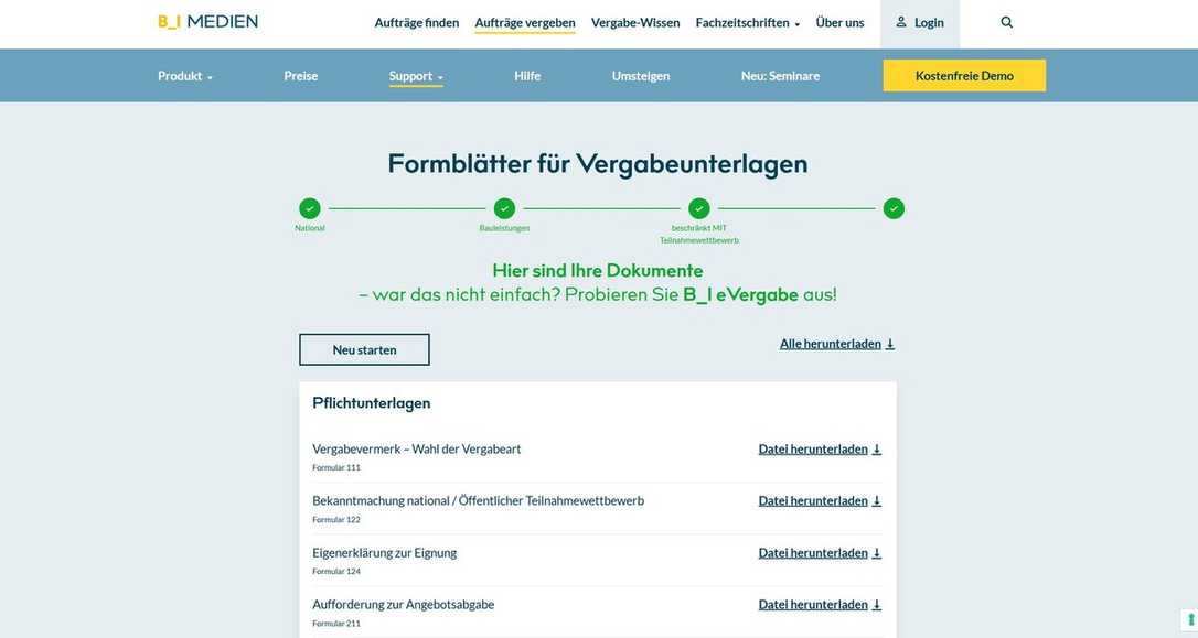 Auftragsvergabe: VHB-Wizard erleichtert das Finden von Formblättern Auftragsvergabe: VHB-Wizard erleichtert das Finden von Formblättern