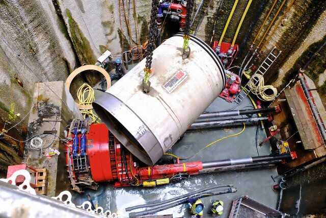 Tief unter dem Rhein: Ein Düker, wie er im Buche steht