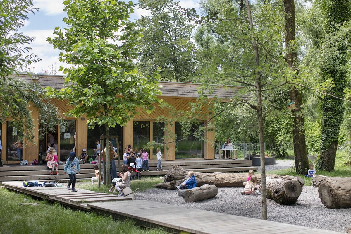 Für das Freiraumkonzept des Kindergartens Niederbahn samt Hermann-Gmeiner-Park in Dornbirn. | Foto: Petra Rainer