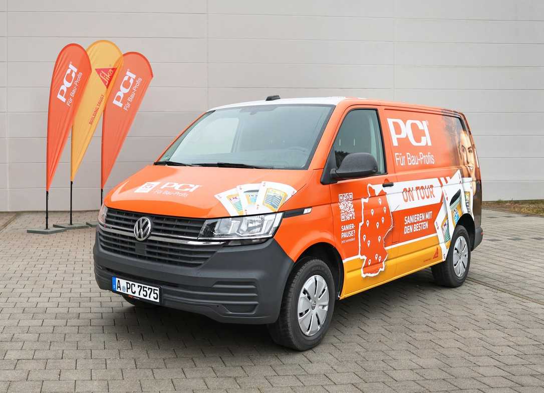 Jetzt bewerben: PCI mit dem Sanier-Bulli auf Deutschlandtour Jetzt bewerben: PCI mit dem Sanier-Bulli auf Deutschlandtour
