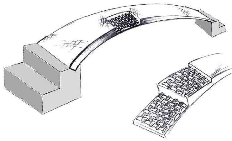 Forscher entwickeln Textilbeton mit Pflanzenfasern Forscher entwickeln Textilbeton mit Pflanzenfasern