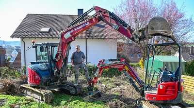 Bagger sind seit der Kindheit seine Leidenschaft