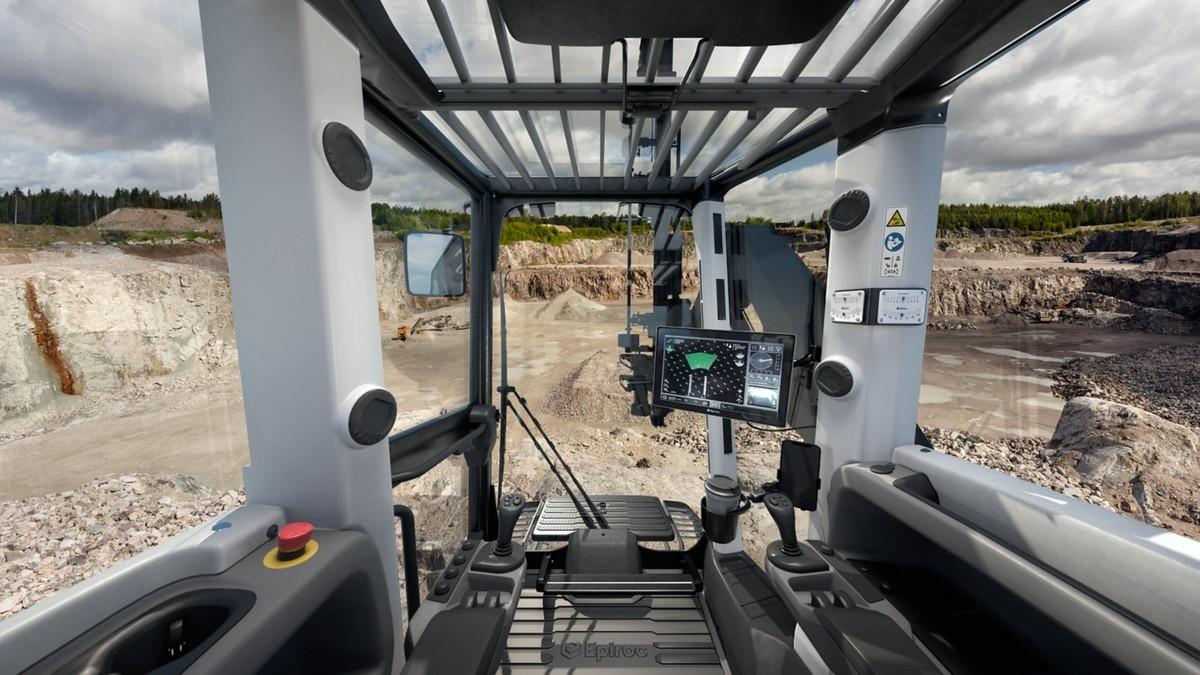 Highlight auf der Steinexpo: der Epiroc SmartROC T40 mit neuer Kabine | Foto: Epiroc