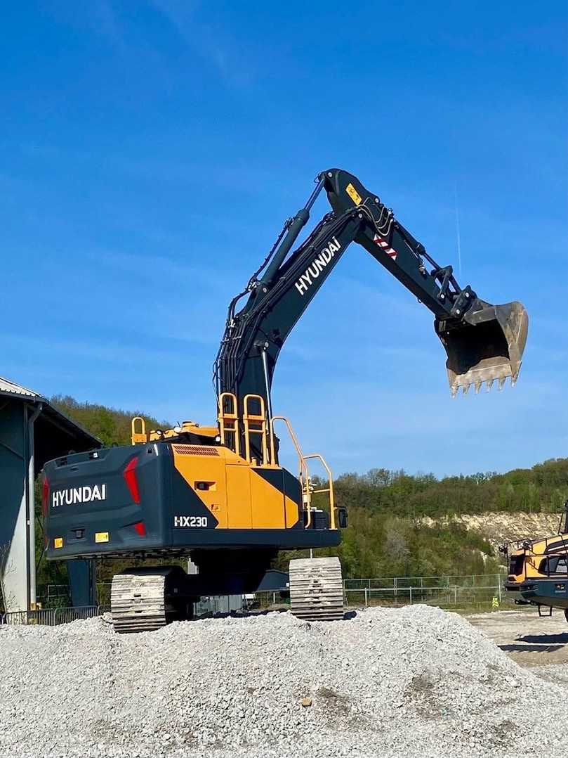 Mit dem Kettenbagger HX230 will Hyundai die chinesischen Wettbewerber in der mittleren Klasse ausstechen. | Foto: AG