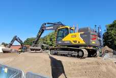 Volvo Elektro-Bagger EC 230 erstmals live