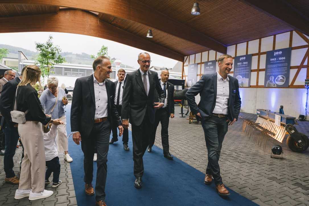 100 Jahre Vogt: Bundeskanzler Merz gratuliert zum Jubiläum