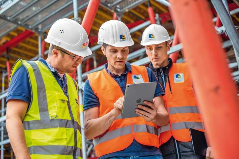 Die PERI Online-Schulung zeigt, wie innovative Services und moderne digitale Tools die Projektplanung und -durchführung effizienter machen. | Foto: PERI Deutschland Die PERI Online-Schulung zeigt, wie innovative Services und moderne digitale Tools die Projektplanung und -durchführung effizienter machen. | Foto: PERI Deutschland